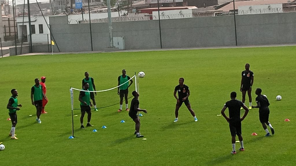 Les Lions A’ a l'entrainement