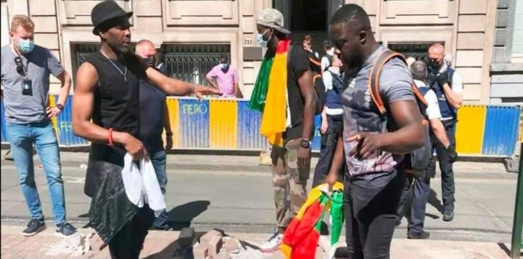 Manifestation de la BAS en Belgique