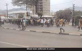 Limbe Ghost town enforcers in action