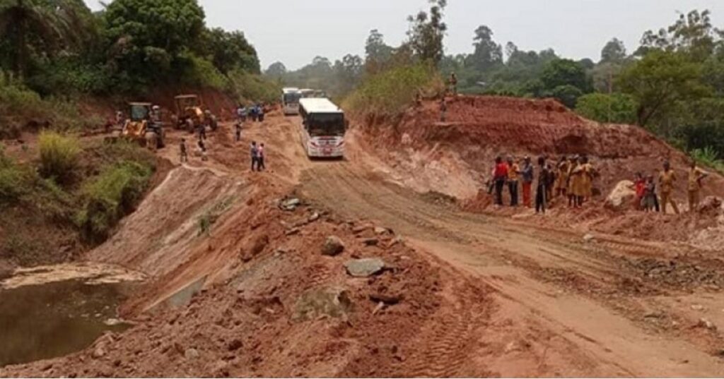 Route Babadjou-Bamenda