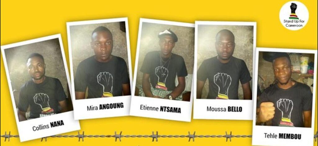 Membres de Stand up for Cameroon