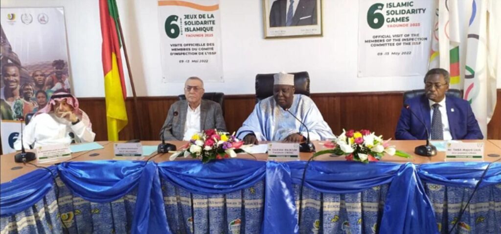 mission chargée d’inspecter les infrastructures devant accueillir les Jeux de la Solidarité islamique 2025 séjourne à Yaoundé