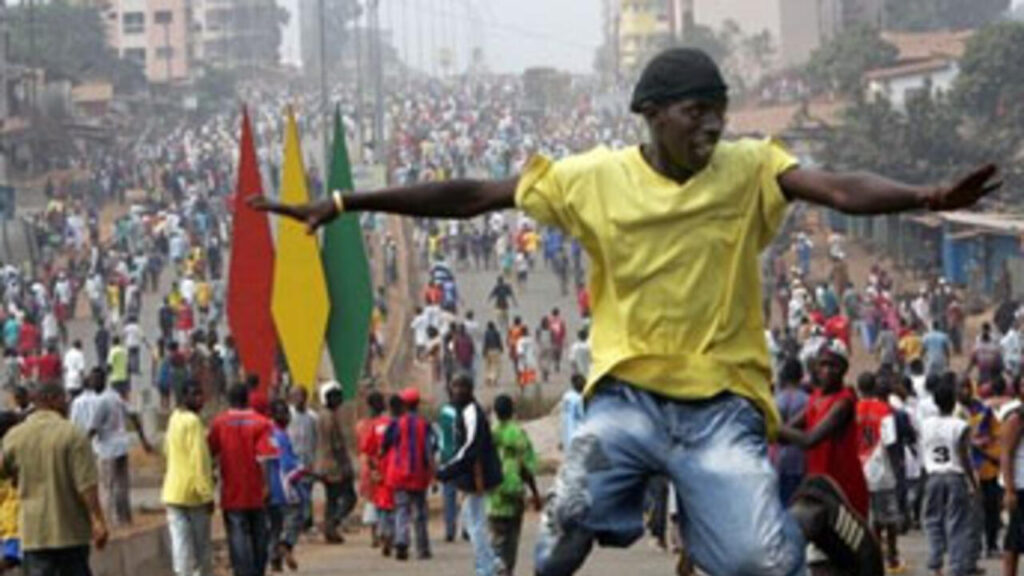 les manifestations contre la junte militaire au pouvoir en Guinée