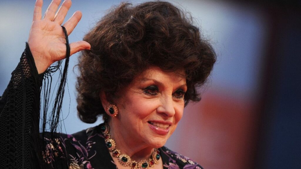 L’actrice italienne Gina Lollobrigida