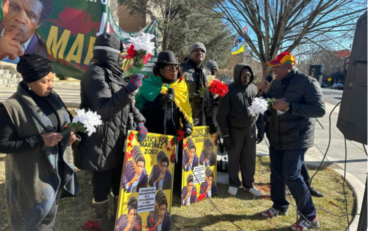 Des Camerounais manifestent à Washington pour réclamer justice pour Martinez Zogo