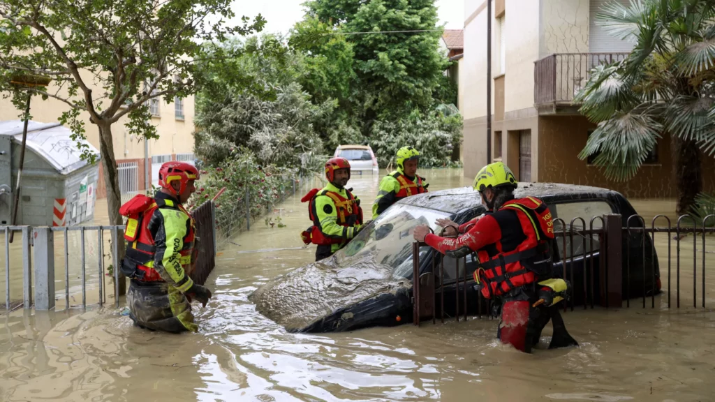 Les inondations en Italie