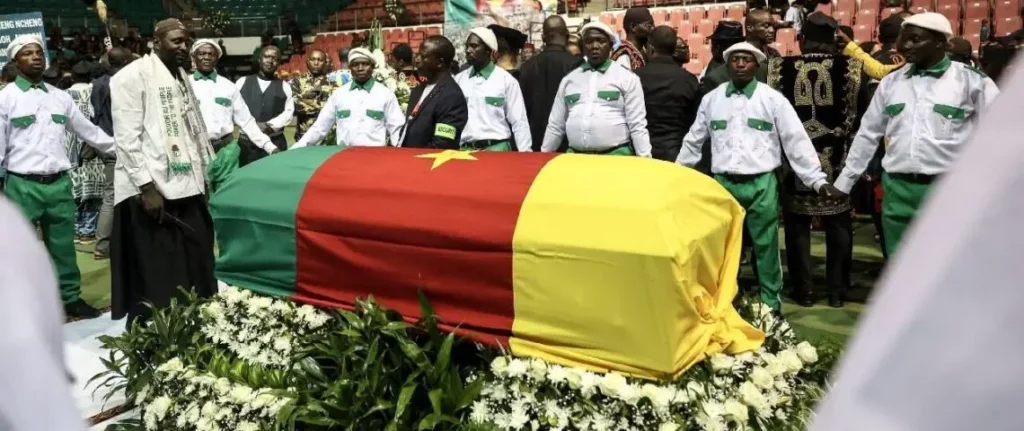 Coffin of Ni John Fru Ndi