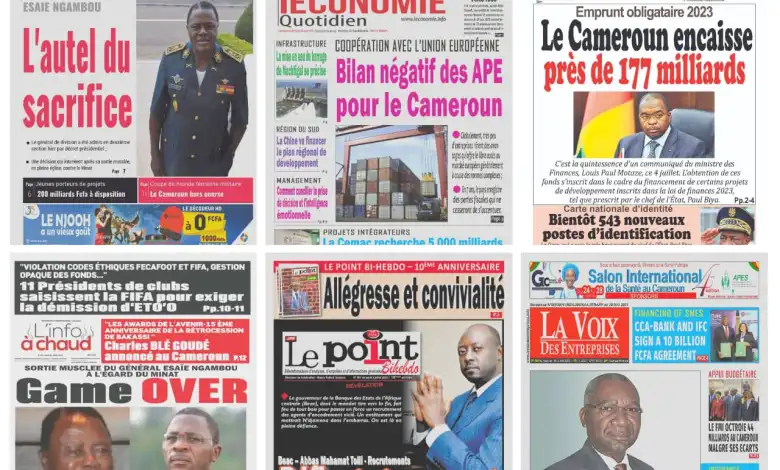 La revue de presse camerounaise du jeudi ­6 juillet 2023