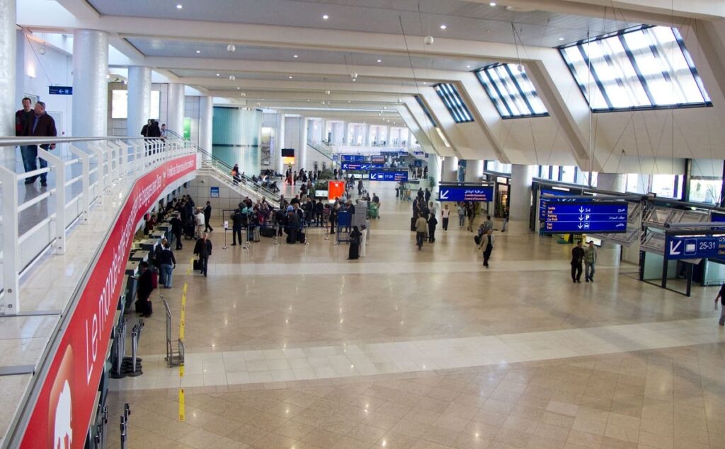 l’aéroport d’Alger