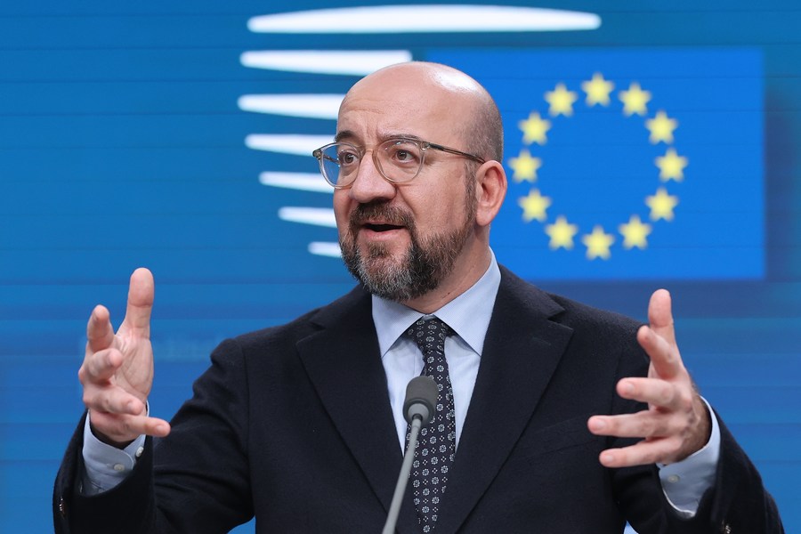 le président du Conseil européen Charles Michel