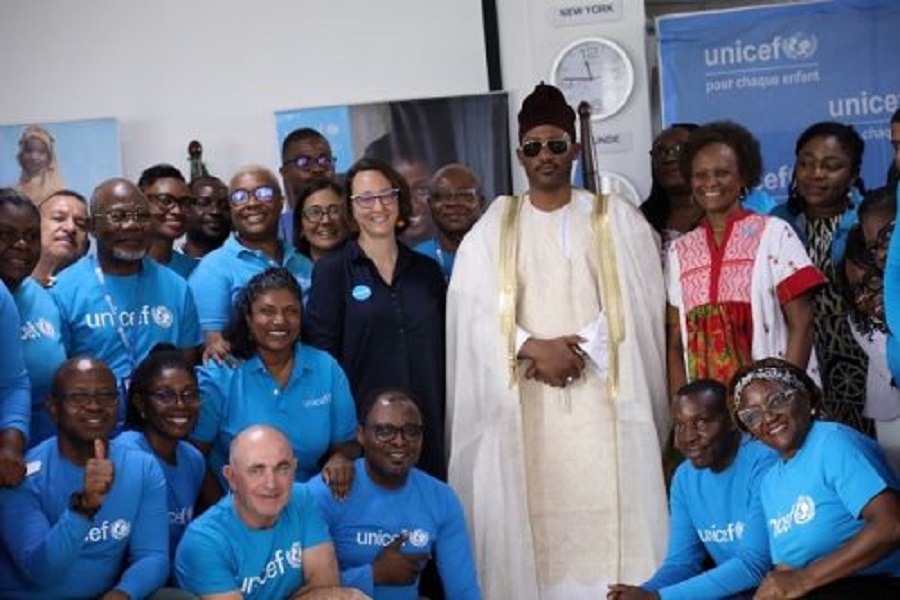 Nabil Mbombo Njoya, sultan-roi des Bamoun, nommé champion pour les droits de l'enfant par l'Unicef au Cameroun