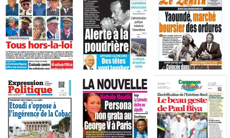 La revue de presse camerounaise du lundi 5 août 2024