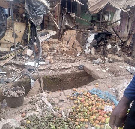 Mobil Nkwen Market in Bamenda