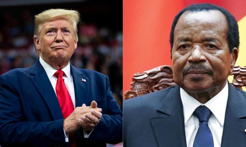 Paul Biya et Donald Trump